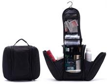 Free shipping 2015 Black New Orgarnizer Shaving men’s travel bags Deluxe Large Hanging Hook Travel Toiletry Kit bag 001