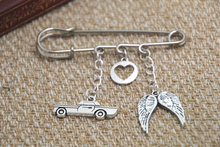 12pcs Supernatural inspired Destiel themed charm kilt pin brooch (38mm)