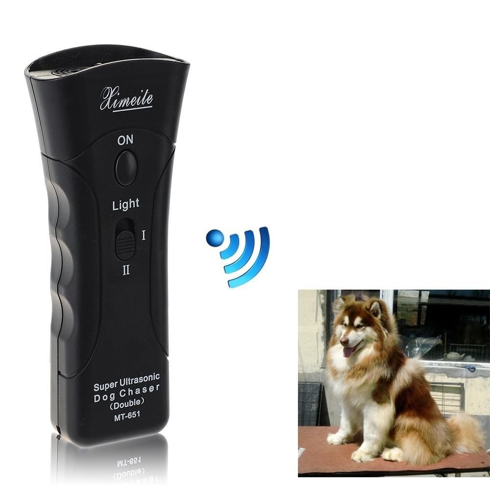Humanely Ultrasonic Dog Chaser Deterrent Device Aggressive Animal Attacks Repeller with