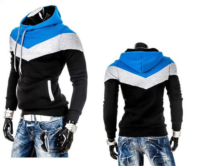 Free shipping Wholesale New 2014 Spring Mens Fleece Hoodies Hit Color Design For Men Sport Dress Slim Sweatshirt Man Hoody XXXL Free shipping Wholesale New 2014 Spring Mens Fleece Hoodies Hit Color Design For Men Sport Dress Slim Sweatshirt Man Hoody XXXL