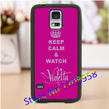 keep calm watch violetta cell phone cover case for Samsung Galaxy s3 s4 s5 note 2