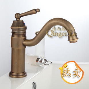 Supply a full copper faucet basin faucet 8817 vintage models undercounter basin faucet antique cold faucet