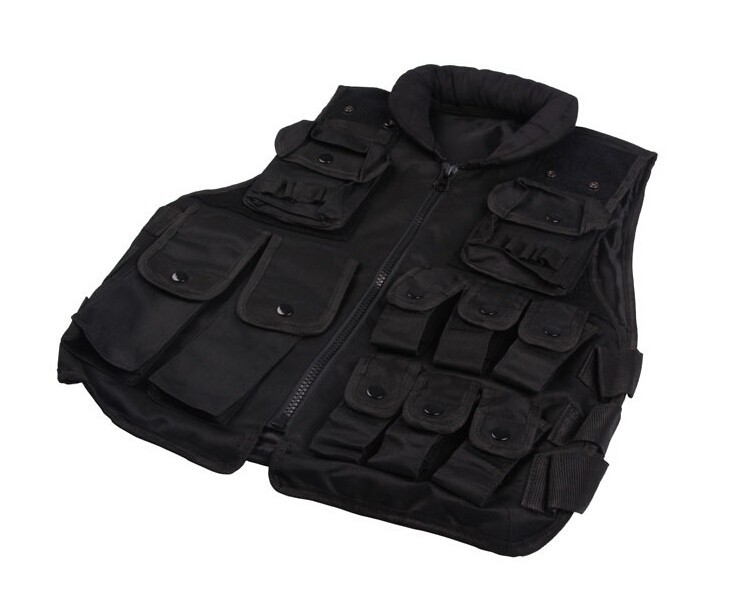 Man\'s tactical vest ,bulletproof vest Molle Tactical bulletproof vest Black vest cs vest (16)