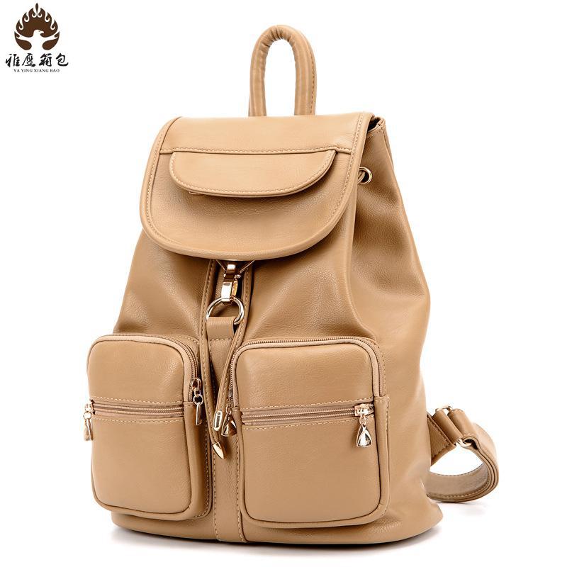 2016 New Backbag Ladie Designer Backpacks Cute Backpack Women Leather Backpack Lightweight ...