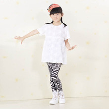 Baby Kids Girls Colorful Floral Trousers Stretch Leggings Milk Fiber Skinny Legging Pants 2 7Y