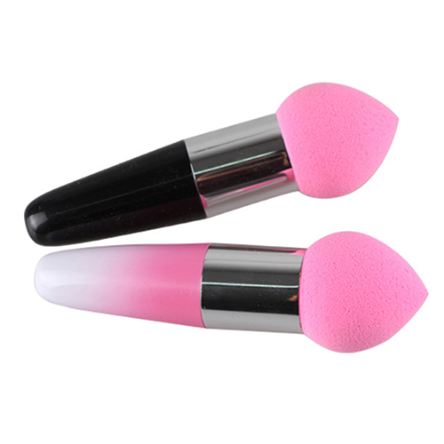 1 Pc Hot Pink Cosmetic Makeup Foundation Liquid BB Cream Soft Lollipop Sponge Brush
