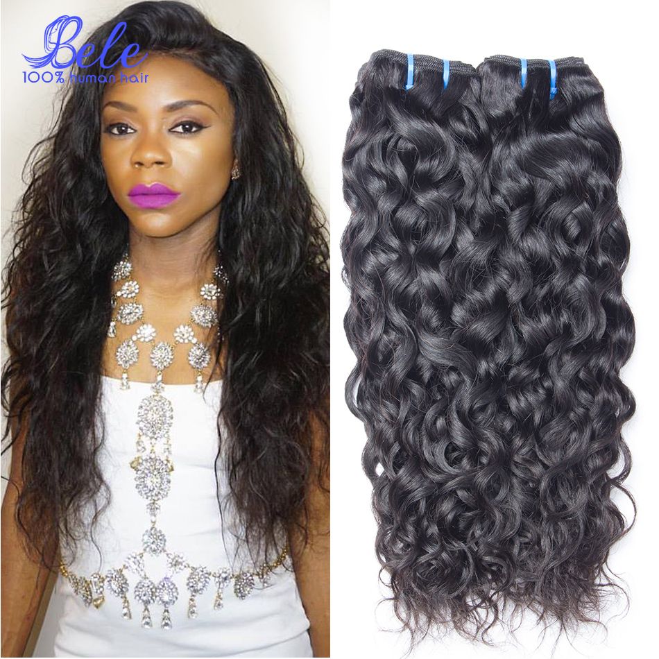 6A Brazilian Wet and Wavy Human Hair 4pcs Lot Unprocessed Virgin Brazilian Hair Weaves Brazilian Virgin