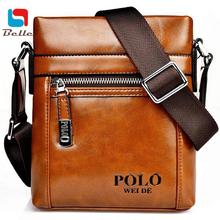 New Fashion famous brands genuine leather bag shoulder messenger Affordable gift Tasteful high quality Polo freeshipping V3G45