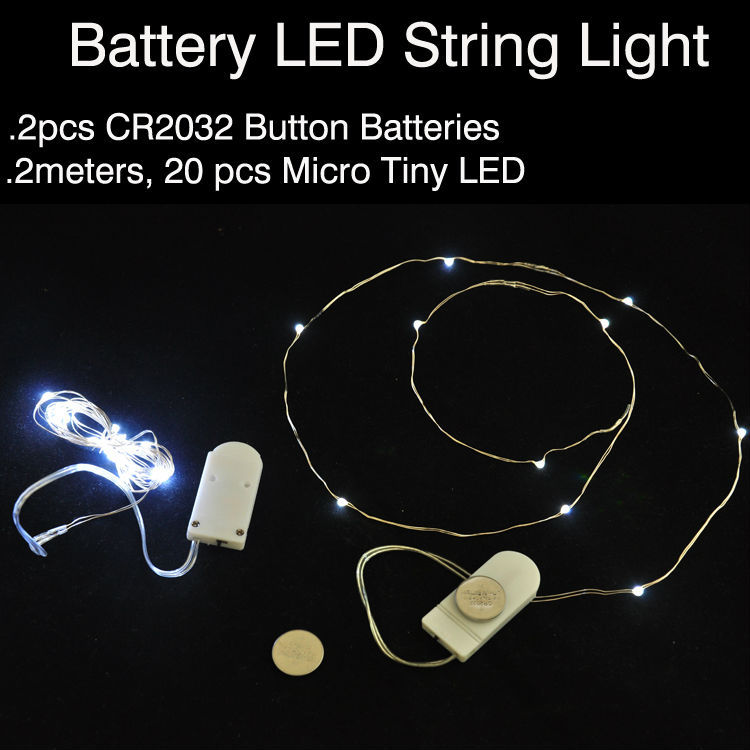 10pcs lot cr2032 button cell battery operated 7ft 20led 10pcs lot cr2032 button cell battery operated 7ft 20led