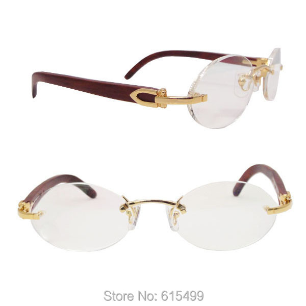 Aliexpress.com : Buy Rimless Gold Eyeglass Frames Fashion ...