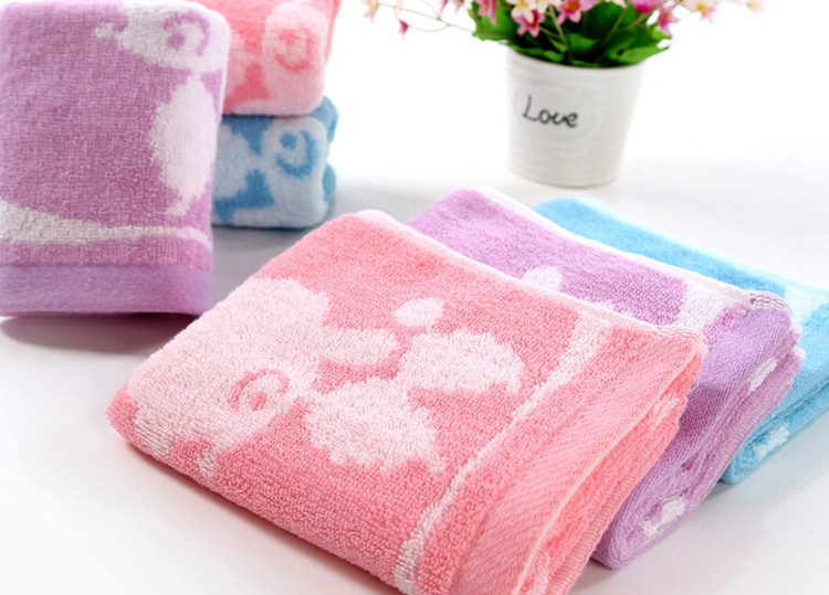 3PCSLOT Brushed Strong Absorbent Baby Bath Kids Cartoon Printing Soft Face Towel Children Towels Set Toalha De Banho Infantil (4)