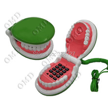 Home Office Foldable Teeth phone Funny Landline Number Novelty Gift Cute  Telephone