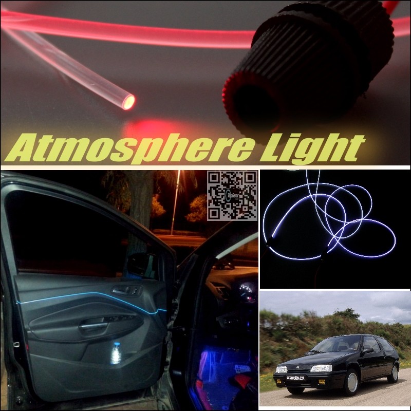 Car Atmosphere Light Fiber Optic Band For Citroen ZX Furiosa Interior Refit No Dizzling Cab Inside DIY Air light