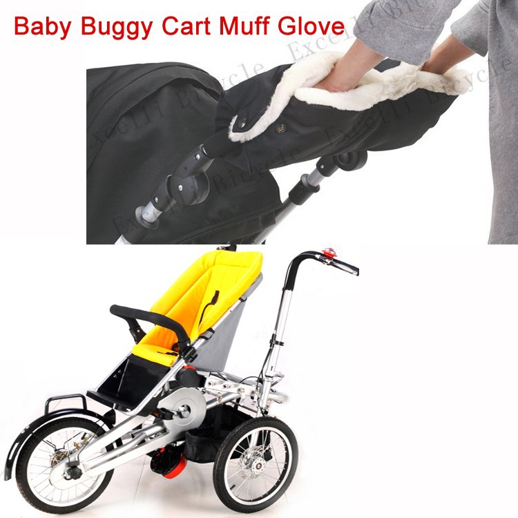 A01-baby stroller accessories winter waterproof anti-freeze pram hand muff baby carriage gloves baby buggy cart muff glove