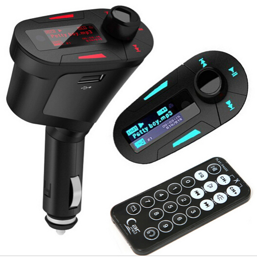 Hot Sale Kit Car MP3 Player Wireless FM Transmitter Modulator USB SD MMC LCD with Remote