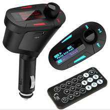 Hot Sale Kit Car MP3 Player Wireless FM Transmitter Modulator USB SD MMC LCD with Remote L31122