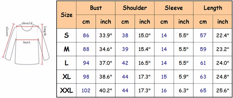 women size chart