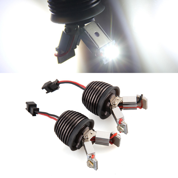 2 H8 10W LED CREE Angel Eye Light White for BMW E87 E82 E92 E93 M3