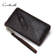 Retro Luxury Mens’ Vintage Genuine Leather Clutch Bag Men Business Clutch Wallet Brand Design Passport Holder Travel Wallets