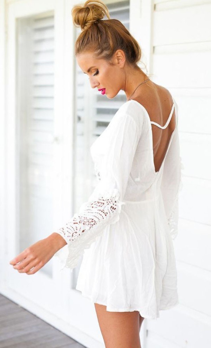 new-Lace-Rompers-Openwork-V-neck-sexy-backless-white-Speaker-sleeve-Siamese-Culottes-Summer-Women-Casual (1)