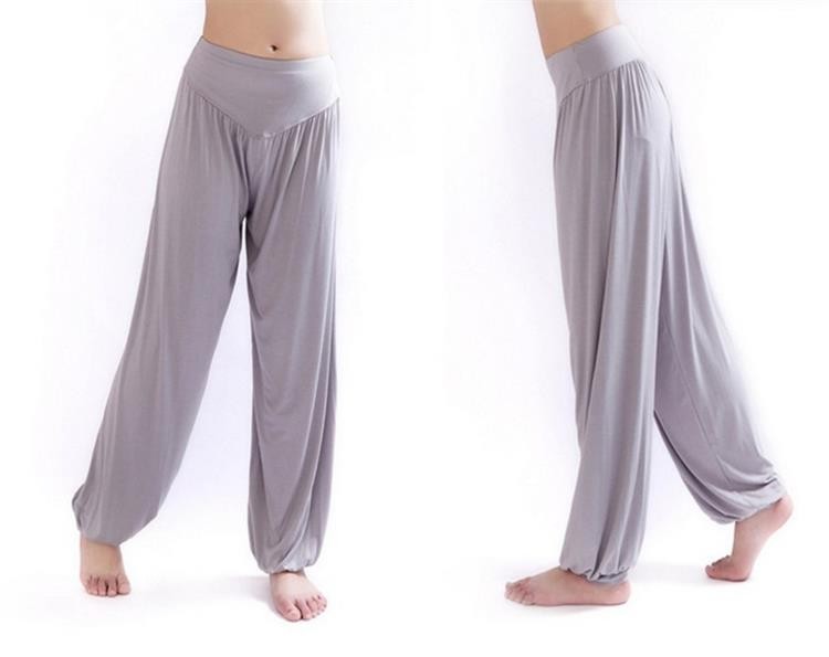 Yoga Pants Women Plus Size Colorful Bloomers Dance Yoga TaiChi Full Length Pants Smooth No Shrink Antistatic Pants Fast Shipping 2015 017