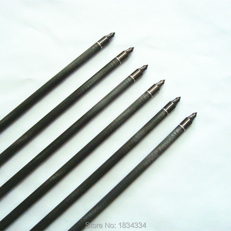 12Pcs top quality Pure Carbon archery arrow for bow TPU feather shooting arrow 30 inch arrow