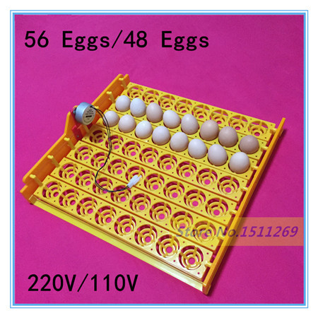 New Incubator 56 eggs 110V 220V 48 automatic egg incubator Chicken Duck Poultry Incubation equipment 2015