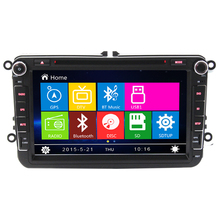 2 Din Auto 8″screen Built-in canbus Car DVD Player GPS Navigation for VW JETTA PASSAT B6 CC GOLF 5 6 POLO Touran Skoda Seat