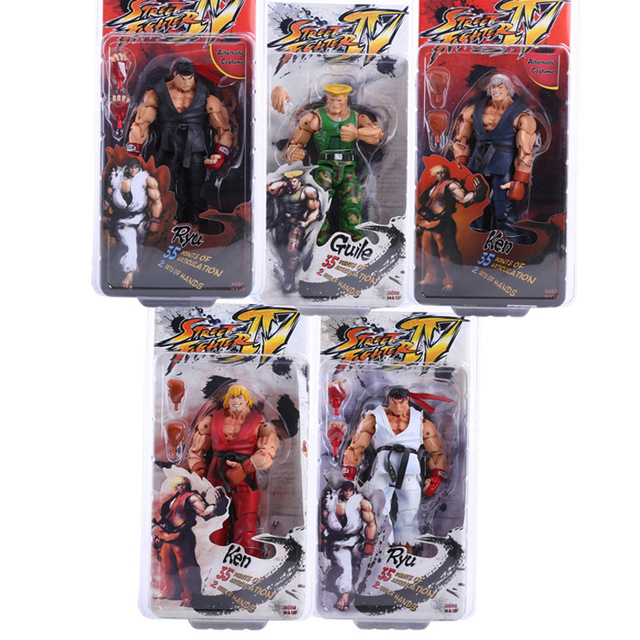 Горячие Продажи Street Fighter ПВХ Фигурку Игрушки IV Выживание Модель Кен Рю Коварство Фигурку Куклы Бесплатная Доставка