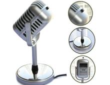 Fashion Old School Microfone 3.5mm 50’s Retro PC Laptop Microphone Speaker Loudpeaker Classic Vocal Mic Studio Record