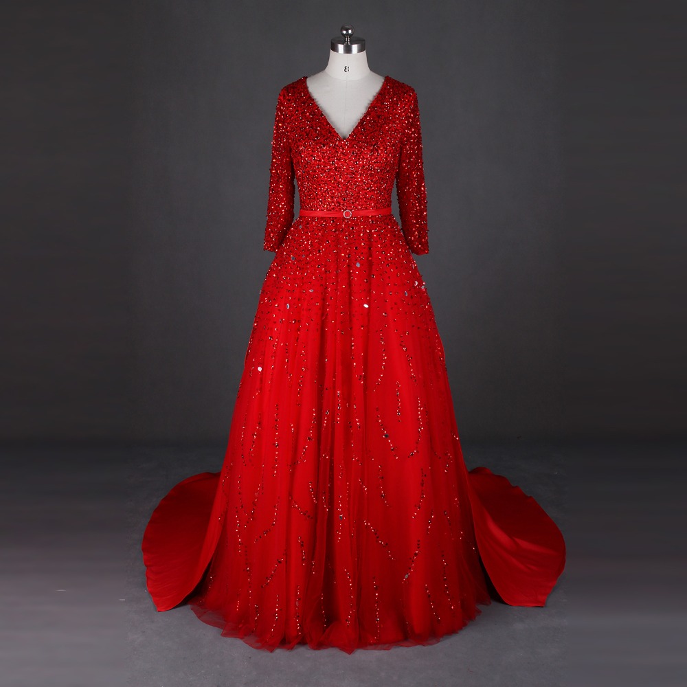sample of long gown