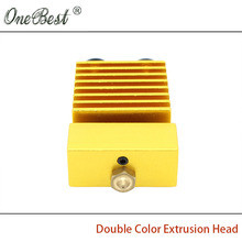 2016 Latest 3D Printer Accessories E3D Single Head Mixed Color Extruder Nozzle Hot End heat sink