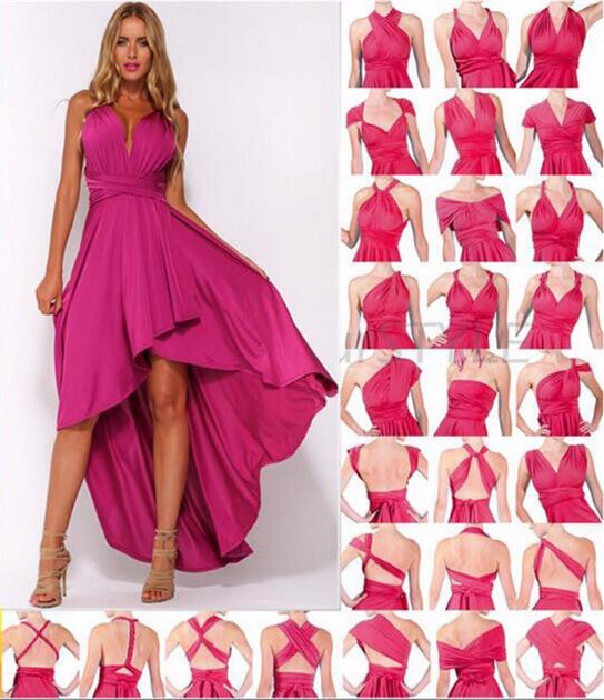 Elegant Style Bandage Dress Women Long Dresses