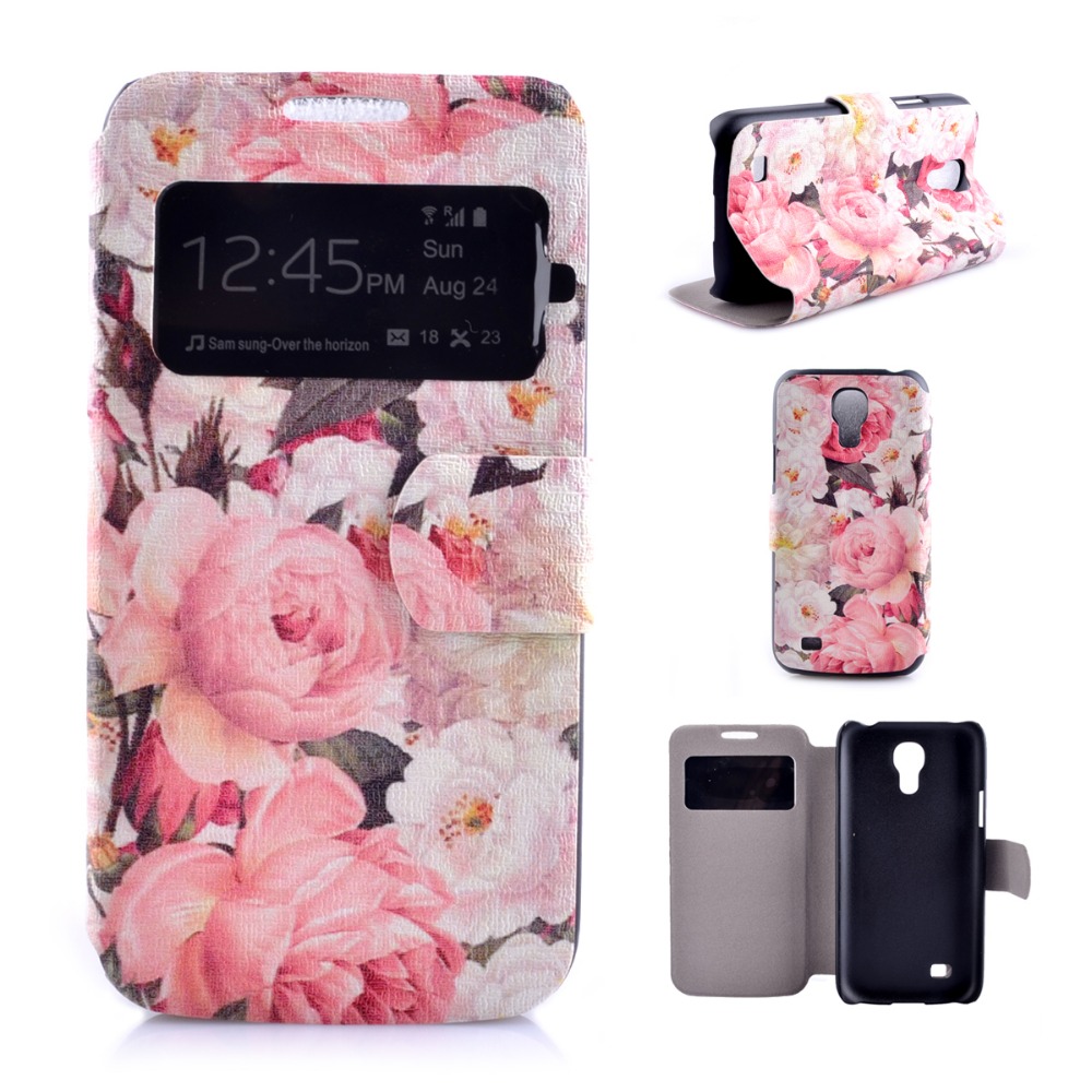 beautiful flower patterns magnetic window view stand flip beautiful flower patterns magnetic window view stand flip