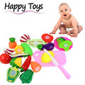 High Quality 13PCS Cutting Fruit Vegetable Pretend Play Children Kid Educational Toy Birthday Present Free Shipping