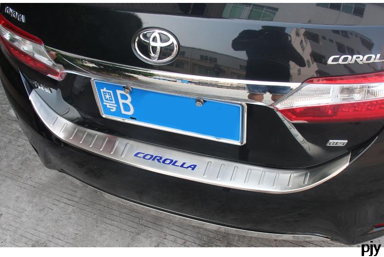 2014 2015 Toyota Corolla Rear Trunk Bumper Protector Full Cover Guard Plate TRIM