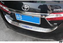 2014 2015 Toyota Corolla Rear Trunk Bumper Protector Full Cover Guard Plate TRIM