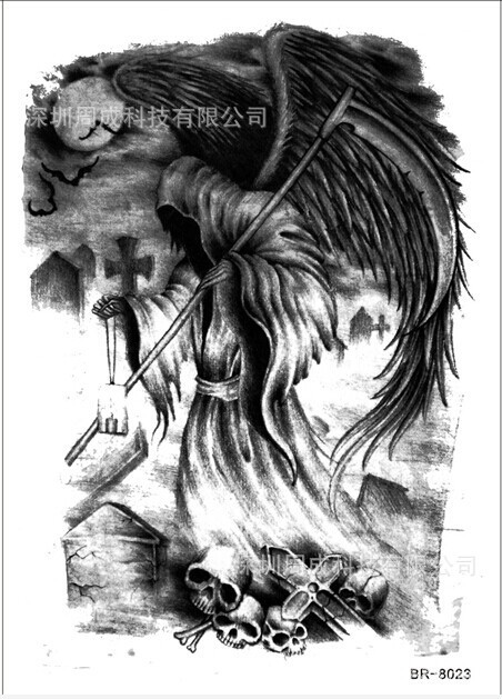 aliexpress com buy europe and skull tattoos male tomb aliexpress com buy europe and skull tattoos male tomb