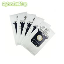 (5 pieces/lot) Sbag Vacuum Cleaner Parts Dust filter Bag s bag for Philips FC9174 FC8023 Electrolux E203B ZANUSSI