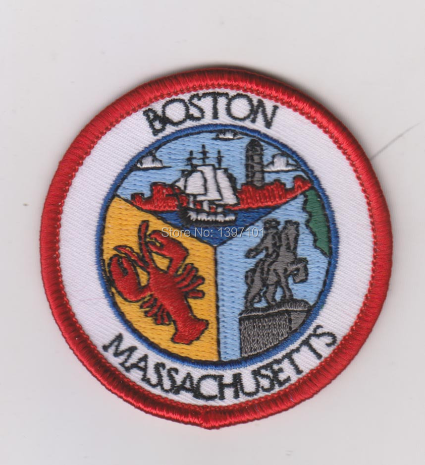 Wholesale cheap custom self adhesive embroidery patch,custom clothing