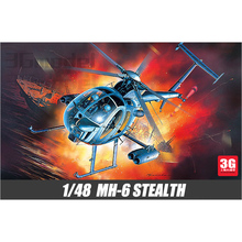 Advantest US aircraft model 12260 1/48 MH-6 helicopter