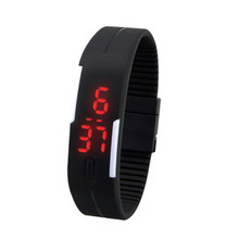 2015 Fashion Ultra-thin Touch Children Electronic Wristwatches Women Watch Bracelet Waterproof Men Digital LED Sport Watches