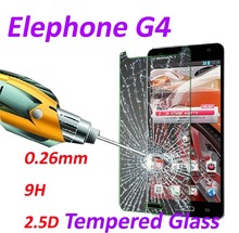 0.26mm 9H Tempered Glass screen protector phone cases 2.5D protective film For Elephone G4 -5.0inch