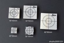 Nuevo 50 unids 40 x 40 mm lámina reflectora Reflective Target Tape para estación total