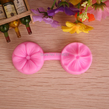 Free shipping Cherry Flower shaped 3D Silicone Mold Fondant Cake Decorating Tools kitchen accessories