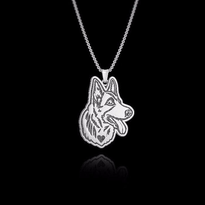 German Shepherd Jewelry pendant and necklace. Great for all the Dog, Puppy