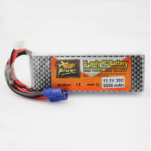 Lipo Battery 11.1V 3000mah 3S 30C EC3 For 350QX 450 RC Quadcopter Car Truck Airplane Helicopter Drone Hobby Parts Bateria Lipo