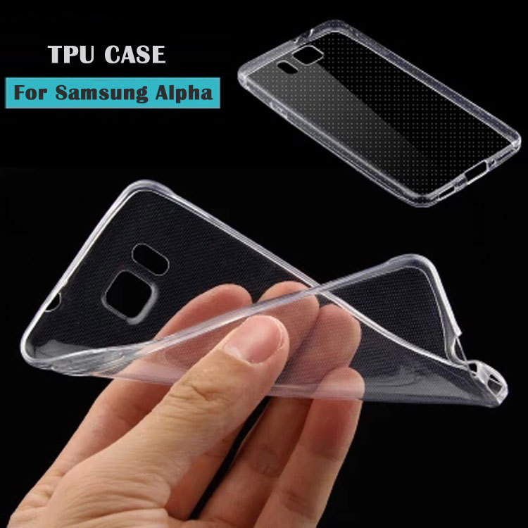 Ultra Thin Slim 0 3mm Clear Transparent Soft TPU sFor Samsung Galaxy Alpha Case For Samsung