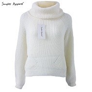 Simplee-Apparel-turtleneck-short-tricot-pull-femme-Oversized-knitted-white-pullover-sweater-women-Autumn-winter-jumpers