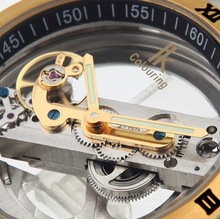 Original IK Tourbillon Mechanical Wrist watches men luxury brand business skeleton automatic men self wind Top